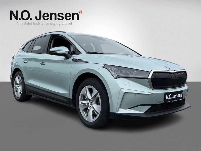 Farve ……………………………………………………………………. lysegrøn Brugt 2022 Skoda Enyaq iV SUV | 214.900 kr. (Fair pris) - Billede 1/4