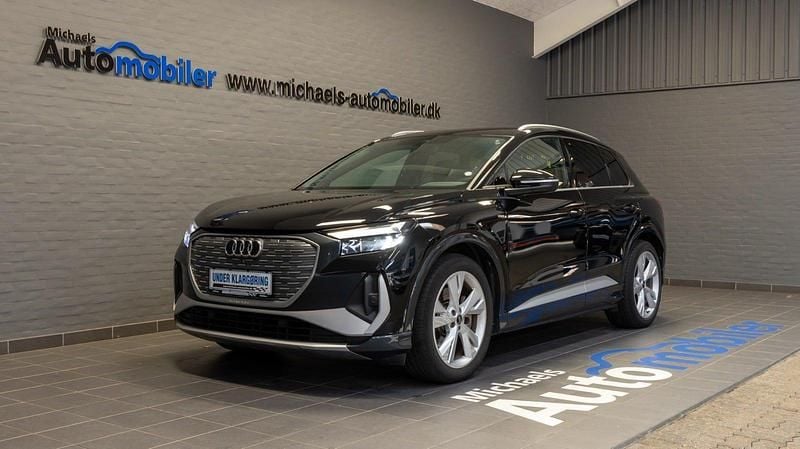 Sortmetal Brugt 2023 Audi Q4 e-tron S-Line SUV | 364.900 kr. (Fair pris) - Billede 1/4