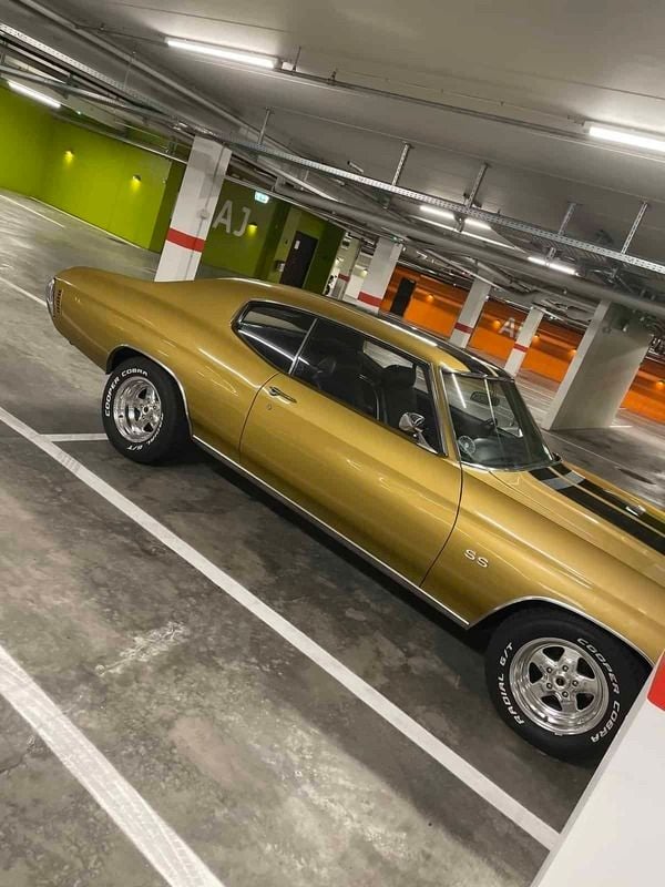 Brugt Chevrolet Chevelle 300 HK (220 kW) 1971 Guld