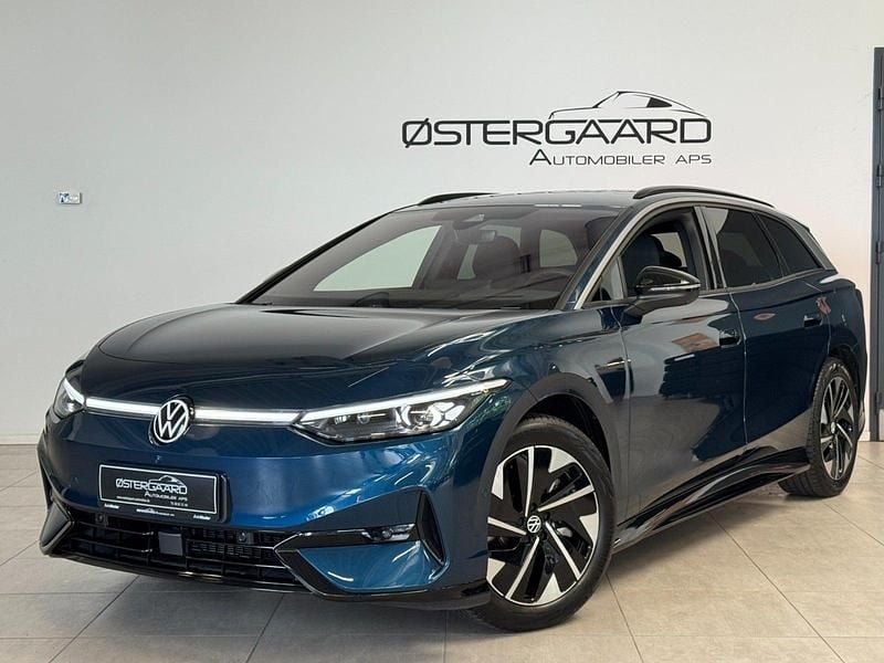 Blåmetal Brugt 2024 VW ID.7 Style Stationcar | 399.700 kr. (Lidt for dyr) - Billede 1/4