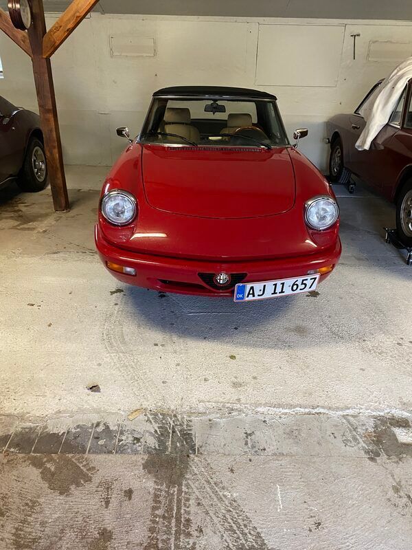 Brugt Alfa Romeo Spider 1991 Rød Cabriolet
