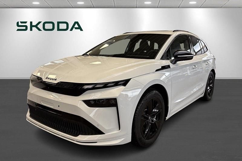 Hvidmetal Brugt 2025 Skoda Enyaq iV SportLine SUV | 429.900 kr. - Billede 1/4