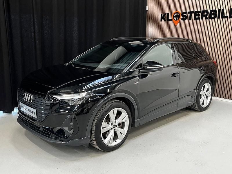 Sort Brugt 2023 Audi Q4 e-tron S-Line SUV | 299.700 kr. (Fair pris) - Billede 1/4
