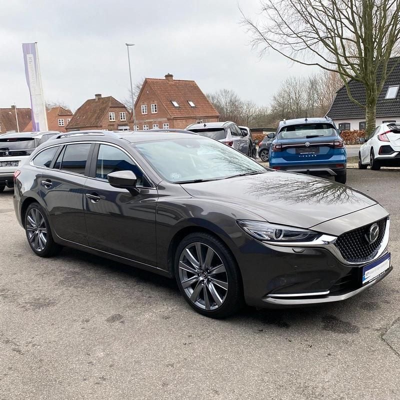 Gråmetal Brugt 2019 Mazda 6 Touring Stationcar | 189.900 kr. (Dyr) - Billede 1/4