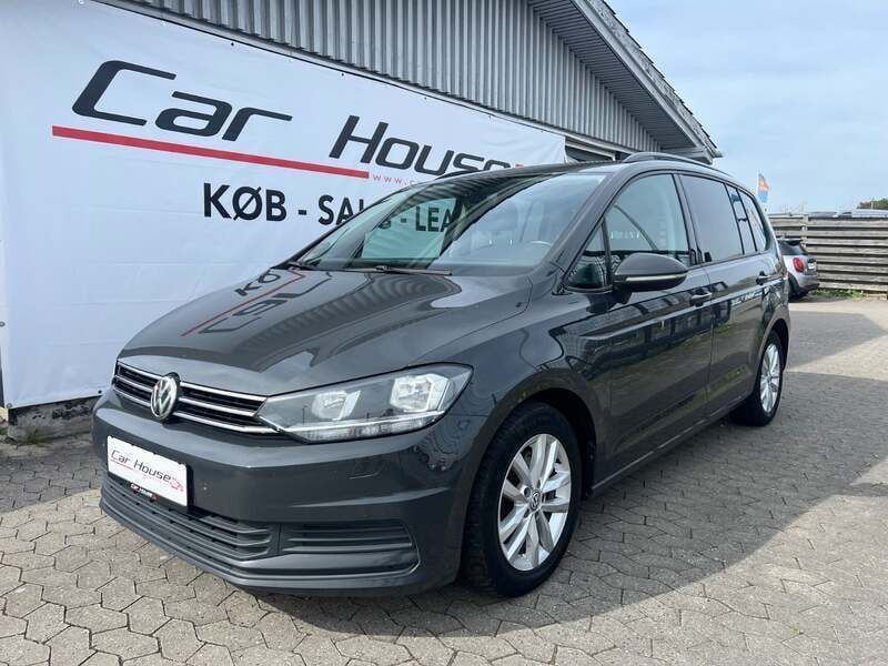 Grå Brugt 2018 VW Touran Comfortline MPV | 139.900 kr. (Super pris) - Billede 1/4