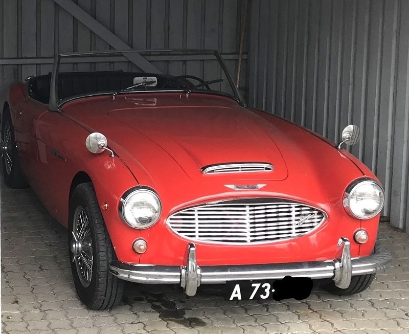 Brugt Austin Healey 100/6 1957 Rød Cabriolet