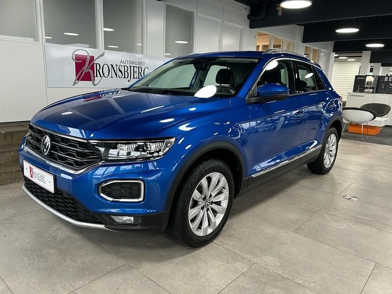 Blå Brugt 2021 VW T-Roc Sport SUV | 239.900 kr. (Fair pris) - Billede 1/4