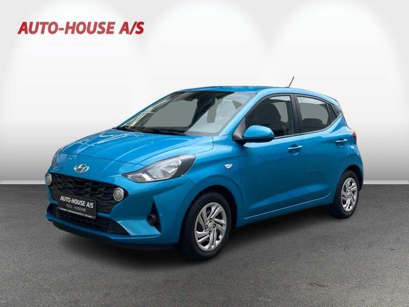 Blåmetal Brugt 2021 Hyundai i10 Advanced Hatchback | 104.900 kr. (Fair pris) - Billede 1/4