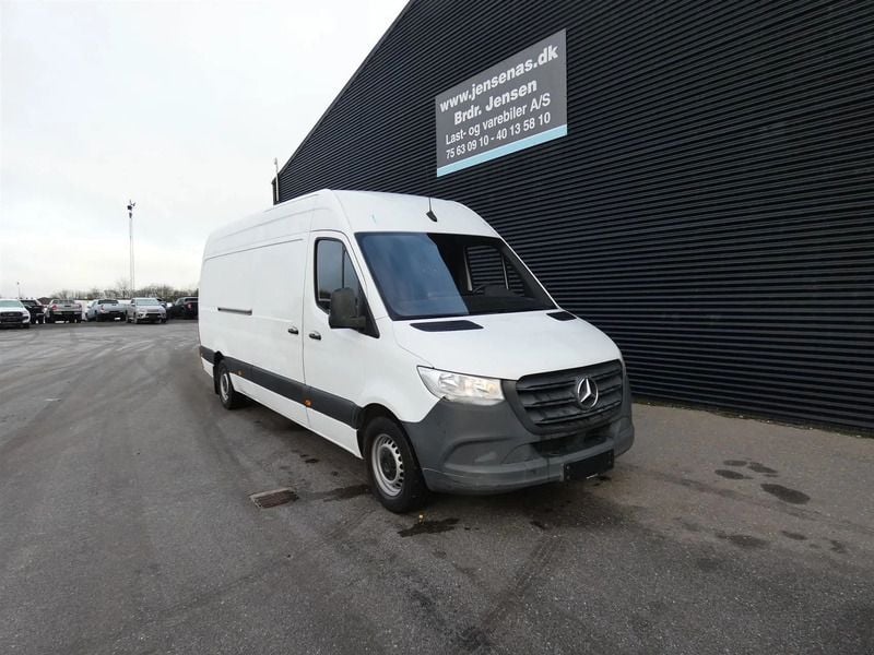Hvid Brugt 2019 Mercedes Sprinter Van | 165.000 kr. - Billede 1/4