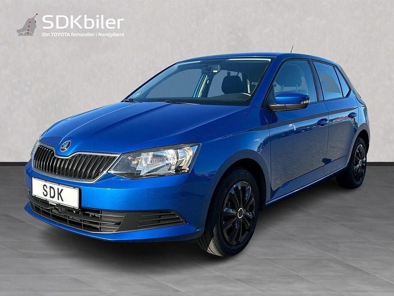 Blå metal Brugt 2015 Skoda Fabia Ambition Hatchback | 79.900 kr. (Fair pris) - Billede 1/4