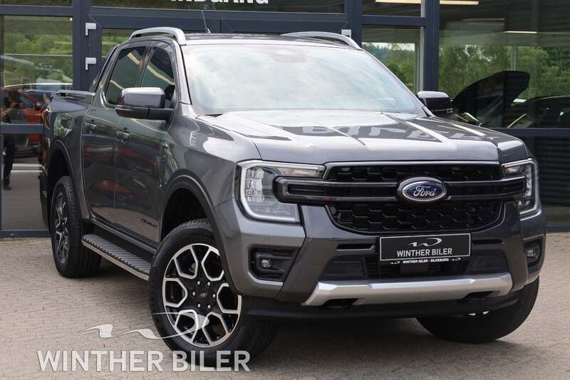 Sølvmetal Brugt 2023 Ford Ranger Wildtrack Afhentning | 369.900 kr. - Billede 1/4
