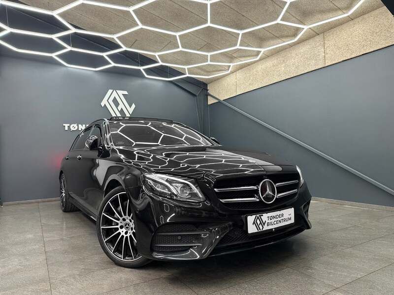 Brugt 2018 Mercedes E350 AMG line Stationcar | 484.500 kr. - Billede 1/4