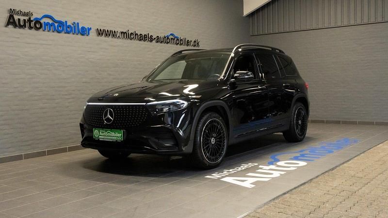 Sortmetal Brugt 2024 Mercedes EQB350 AMG SUV | 449.900 kr. - Billede 1/4