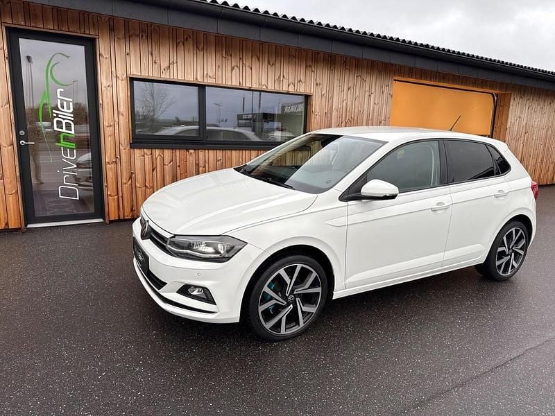 Hvid Brugt 2020 VW Polo Highline Hatchback | 169.900 kr. (Fair pris) - Billede 1/4