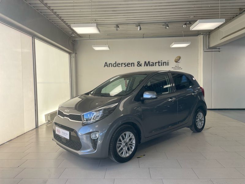 Astro grey Brugt 2023 Kia Picanto Hatchback | 132.600 kr. (Fair pris) - Billede 1/4