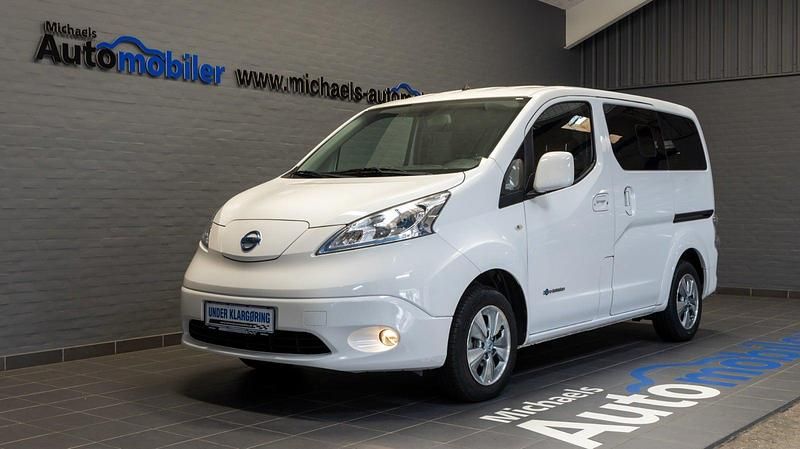 Hvid Brugt 2021 Nissan e-NV200 Premium Edition Van | 199.900 kr. - Billede 1/4