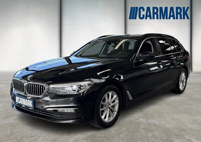 Brugt BMW 520 190 HK (139 kW) 2018 Sort Stationcar