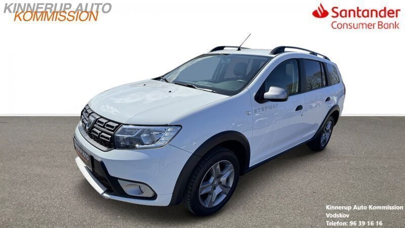 Hvid Brugt 2020 Dacia Logan Stepway Sedan | 74.900 kr. - Billede 1/4