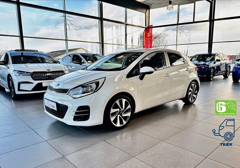 Hvidmetal Brugt 2016 Kia Rio Hatchback | 64.700 kr. (Fair pris) - Billede 1/4
