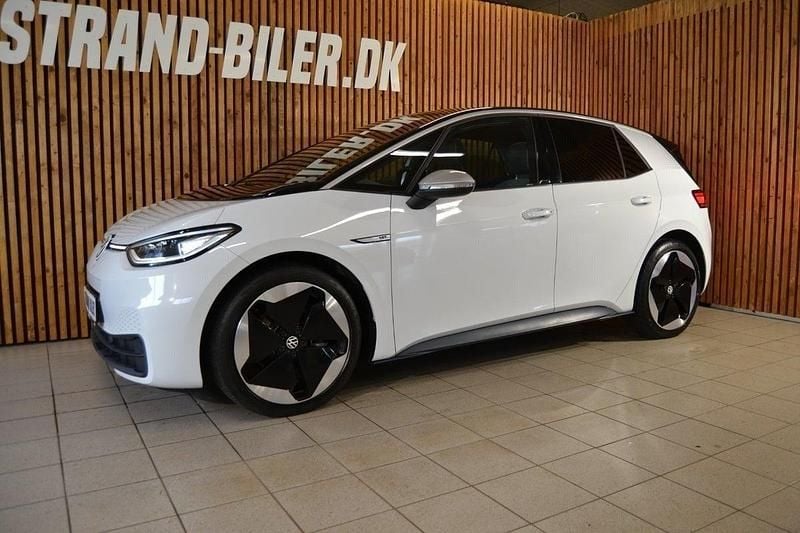 Brugt VW ID.3 Pro Performance 150 kW (204 HK) 2020 Hvid Hatchback