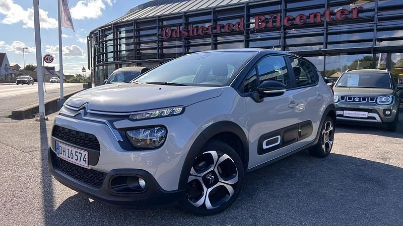 Beigemetal Brugt 2022 Citroën C3 Feel Hatchback | 104.900 kr. (Fair pris) - Billede 1/4