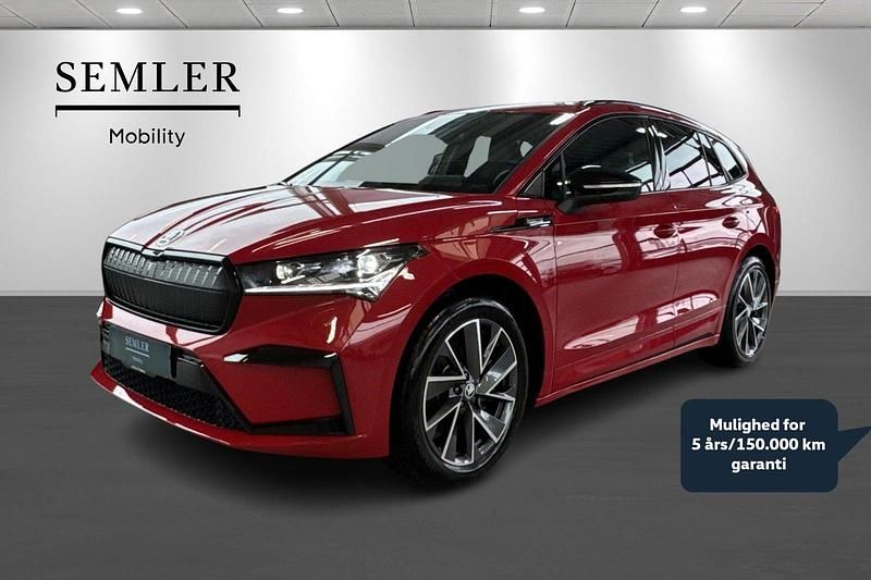 Rødmetal Brugt 2024 Skoda Enyaq iV SportLine SUV | 404.800 kr. (Dyr) - Billede 1/4