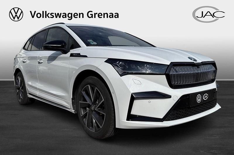 Hvidmetal Brugt 2024 Skoda Enyaq iV SportLine SUV | 399.900 kr. (Fair pris) - Billede 1/4