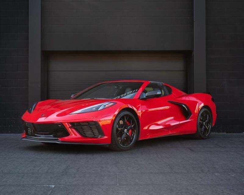 Rød Brugt 2020 Chevrolet Corvette Stingray Cabriolet | 9.703 kr. - Billede 1/4