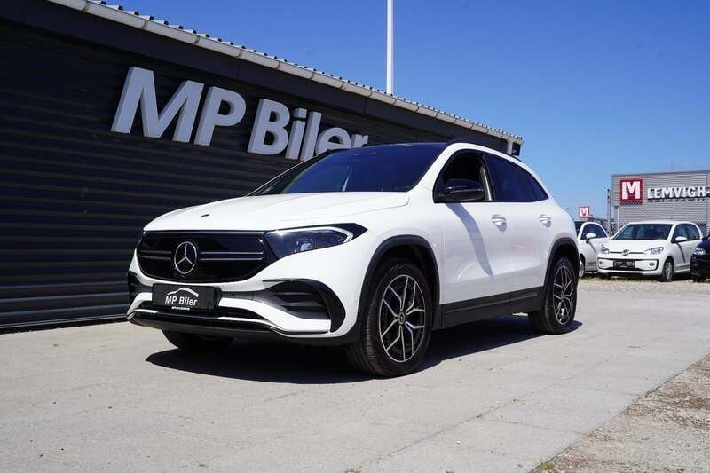 Hvid Brugt 2023 Mercedes EQA250 AMG line SUV | 294.900 kr. (Fair pris) - Billede 1/4
