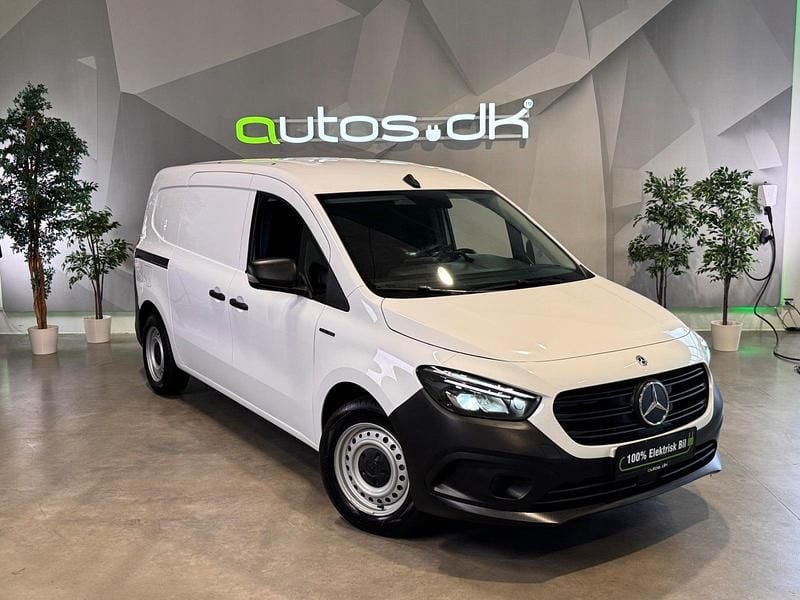 Hvid Brugt 2023 Mercedes eCitan Van | 149.000 kr. - Billede 1/4
