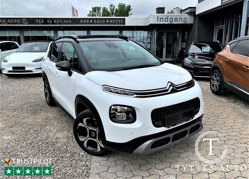 Hvidmetal Brugt 2021 Citroën C3 Aircross PureTech SUV | 174.800 kr. (Lidt for dyr) - Billede 1/4