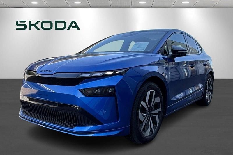 Blåmetal Brugt 2025 Skoda Enyaq iV SportLine SUV | 409.900 kr. (Lidt for dyr) - Billede 1/4