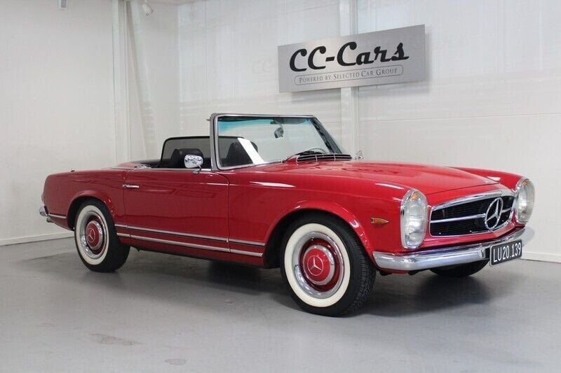 Rød Brugt 1963 Mercedes 230 | 499.900 kr. - Billede 1/4