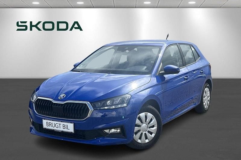 Blå Brugt 2024 Skoda Fabia Essence Hatchback | 164.900 kr. (Fair pris) - Billede 1/4