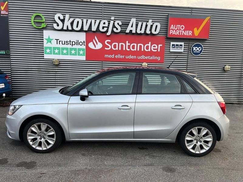 Sølvmetal Brugt 2012 Audi A1 Sportback Ambition Hatchback | 74.900 kr. (Fair pris) - Billede 1/4