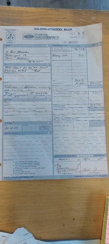 Brugt Ford Transit 1989 Van