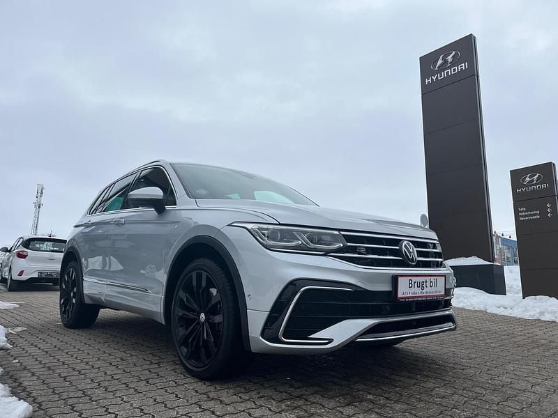 Brugt VW Tiguan R-line 245 HK (180 kW) 2022 Sølvmetal SUV