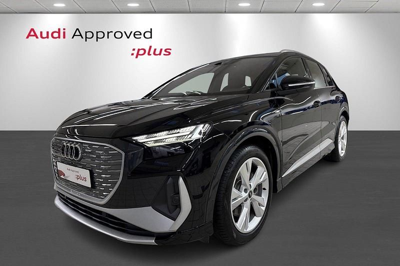 Sortmetal Brugt 2024 Audi Q4 e-tron SUV | 369.900 kr. (Lidt for dyr) - Billede 1/4