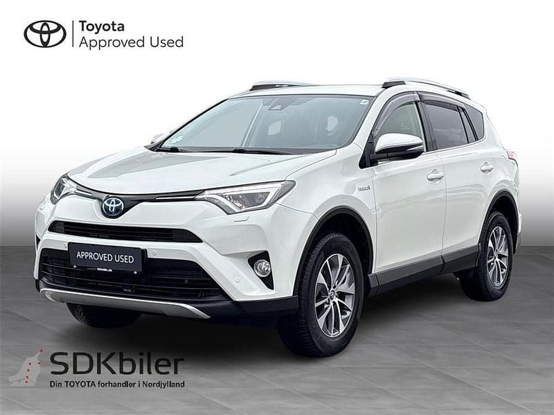 Brugt Toyota RAV4 Hybrid H3 197 HK (144 kW) 2018 Perle hvid SUV
