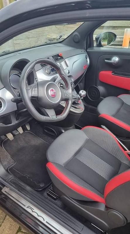 Brugt Fiat 500C 105 HK (77 kW) 2014 Sort Cabriolet