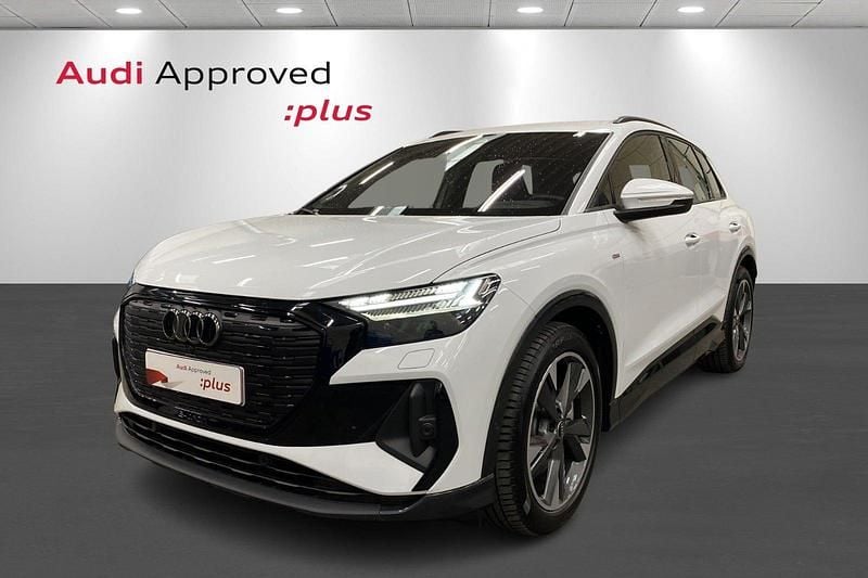 Hvidmetal Brugt 2024 Audi Q4 e-tron Advanced Plus SUV | 429.900 kr. - Billede 1/4
