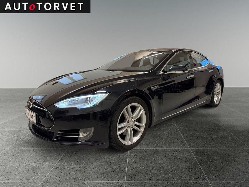 Sort Brugt 2015 Tesla Model S Sedan | 149.700 kr. (Super pris) - Billede 1/4