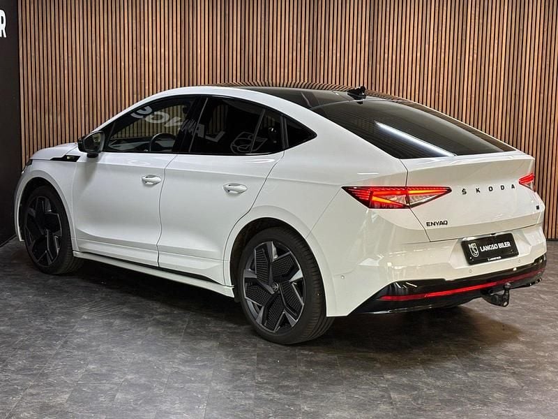 Brugt Skoda Enyaq iV RS 219 kW (299 HK) 2022 Hvidmetal SUV