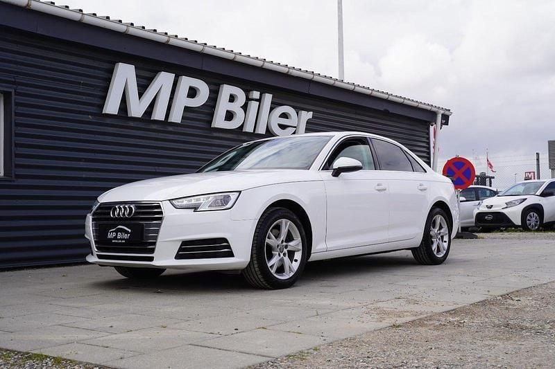 Hvid Brugt 2016 Audi A4 Sport Sedan | 189.900 kr. (Super pris) - Billede 1/4