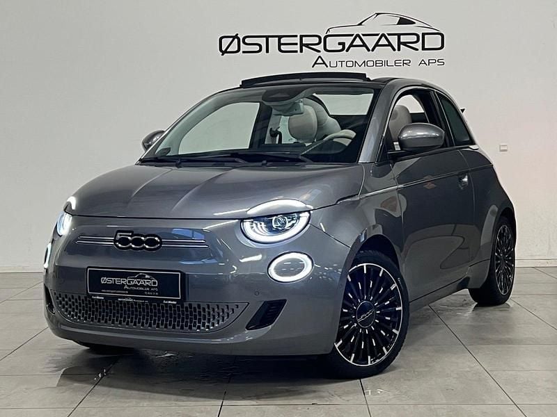 Koksmetal Brugt 2022 Fiat 500e La Prima Cabriolet | 149.700 kr. (Fair pris) - Billede 1/3