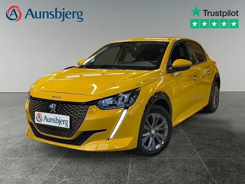 Gul Brugt 2021 Peugeot e-208 Allure Hatchback | 122.500 kr. (Fair pris) - Billede 1/4