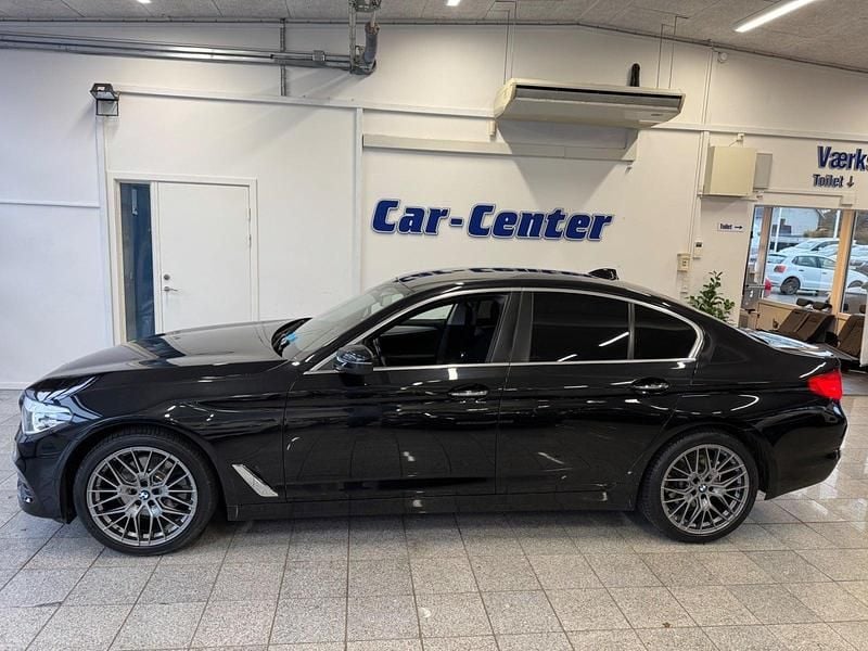 Brugt BMW 520 190 HK (139 kW) 2018 Sortmetal Sedan