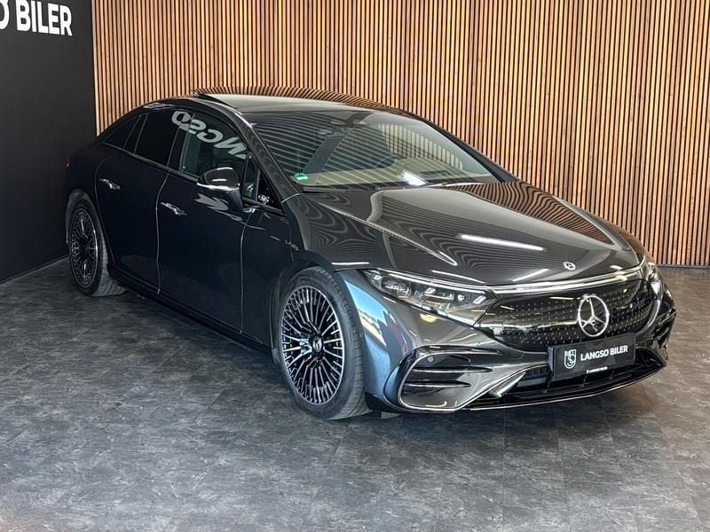 Brugt Mercedes EQS580 AMG line 384 kW (523 HK) 2023 Gråmetal Hatchback
