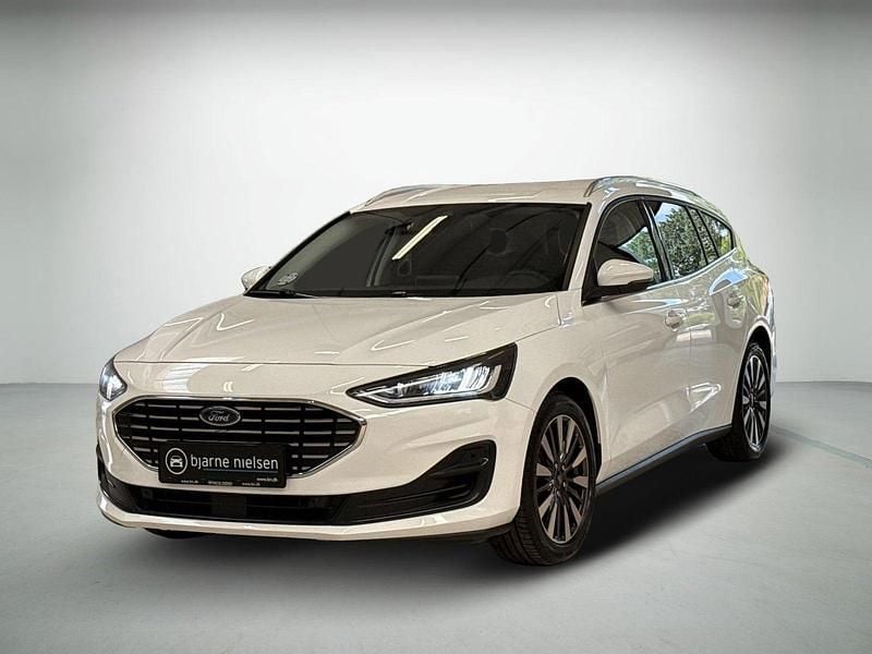 Hvid Brugt 2022 Ford Focus Titanium Stationcar | 228.900 kr. (Dyr) - Billede 1/4