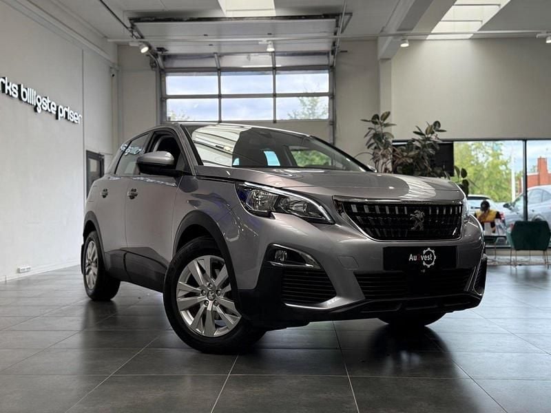 Sølvmetal Brugt 2019 Peugeot 3008 | 134.799 kr. (God pris) - Billede 1/4